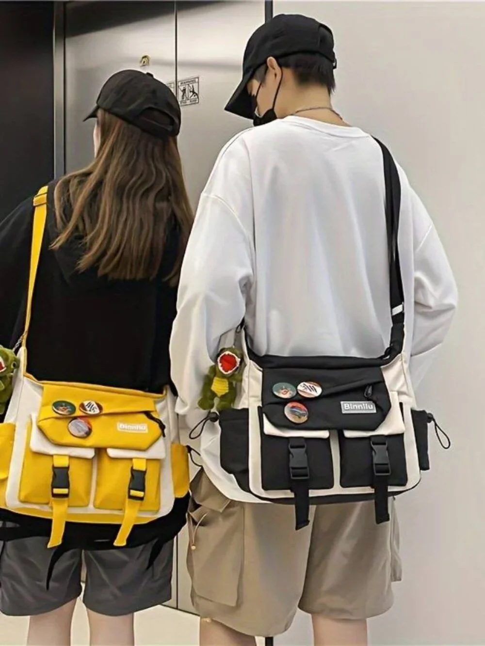Large Capacity Shoulder Bag Messenger Bag Ins